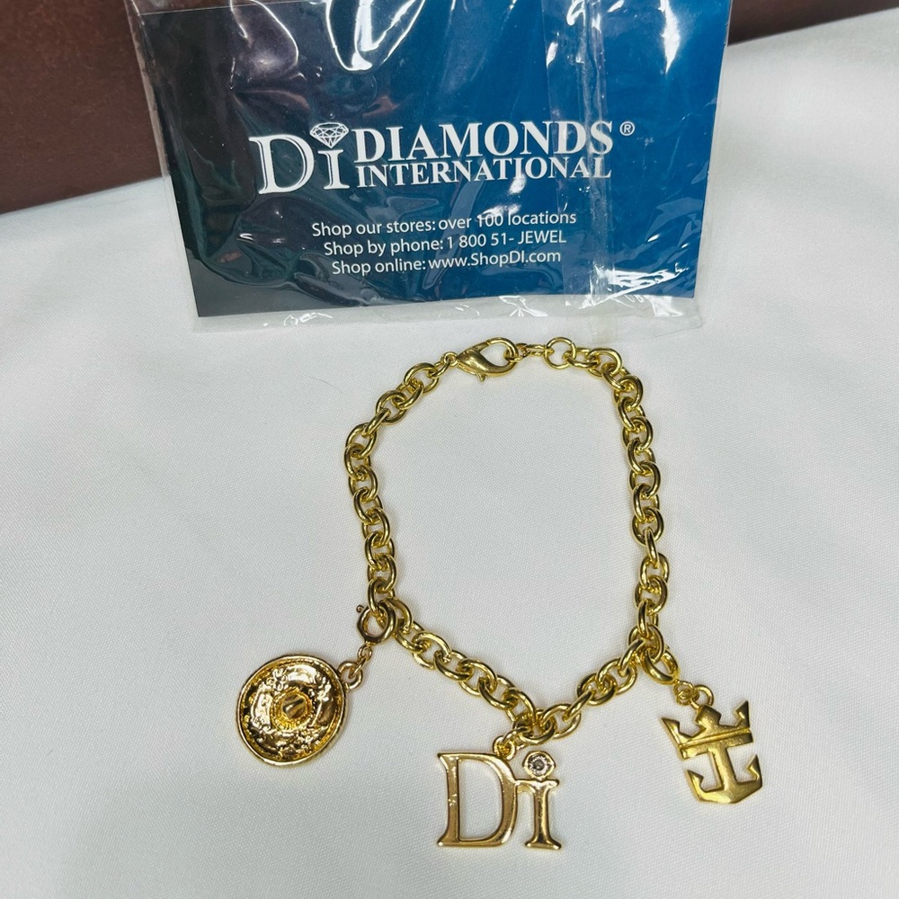 Gold Charm Bracelet